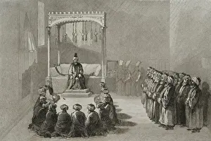 Bearer Prints: Topkapi. Religious ceremony in the Audience Hall (Arz Odacy)