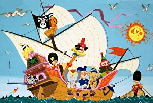 Images Dated 8th June 2007: Topsy Turvy Pirate Ship