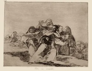 Topsy Prints: Everything is topsy-turvy Plate 42 of The Disasters of War