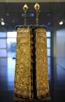 Images Dated 4th January 2014: Torah mantle. Sefrou, Morroco, ca. 1926. Israel Museum. Jeru