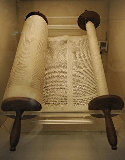 Images Dated 17th January 2012: Torah scrolls. 19th century. Jewish Museum Berlin. Germany
