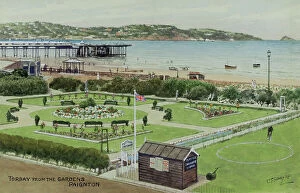 Paignton Collection: Torbay from the Gardens, Paignton, Devon