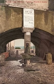 Torbole - Lake Garda, Italy - Goethe memorial tablet