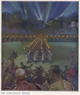 Torch Light Prints: The Torchlight Parade by C. E. Turner