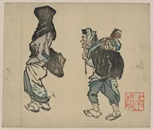 Tori Prints: Tori no ichi shopping at the marketplace