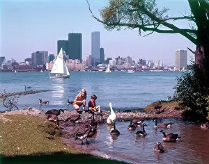 Toronto, Canada - The Harbour and Skyline Date: circa 1970s
