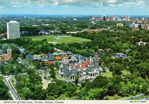 Loma Prints: Toronto, Ontario, Canada - Aerial View of Casa Loma