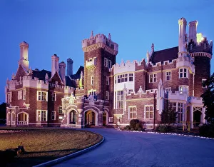Loma Prints: Toronto, Ontario, Canada - Casa Loma, illuminated
