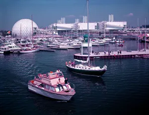 Toronto Prints: Toronto, Ontario, Canada - The Marina of Ontario Place