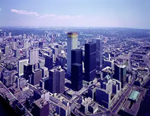 Toronto, Ontario, Canada - Northeast View from the CN Tower Date: circa 1970s