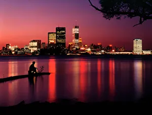 Toronto, Ontario, Canada - The Skyline Illuminated
