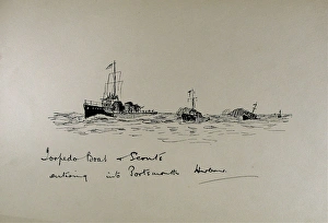 Images Dated 7th May 2009: Torpedo Boat & Scouts entering into Portsmouth Harbour