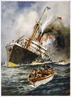 Abandon Gallery: Torpedoed Ship, Ww1