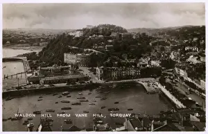 Waldon Prints: Torquay, Devon - Waldon Hill and Harbour