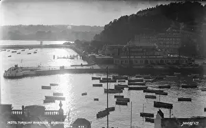 Torquay Prints: Torquay Harbour in the Evening