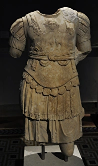 Images Dated 27th February 2013: Torso of a Roman Emperor. 2nd century AD. Marble