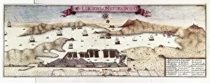 Robust Prints: Toulon in 18th c. Engraving. FRANCE. Paris. National