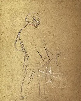 TOULOUSE-LAUTREC, Henri de (1864-1901). Bruant singing
