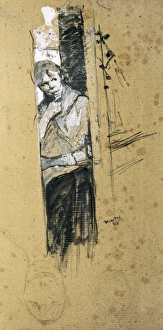 Charcoal Gallery: TOULOUSE-LAUTREC, Henri de (1864-1901). Behind