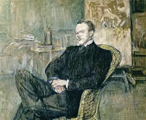 Toulouse Prints: TOULOUSE-LAUTREC, Henri de (1864-1901). Portrait