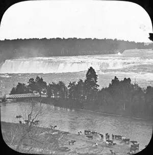 Waterfalls Collection: Tour of the Colonies - Niagara - Horseshoe falls