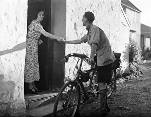 Tour Cyclists Farewell