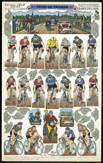 Cycling Collection: Tour De France Cutout