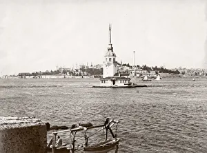 Leander Prints: Tour de Leandre, Istanbul, Turkey - Leander Tower