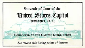 Capitol Prints: Tour of the United States Capitol, Washington DC, USA