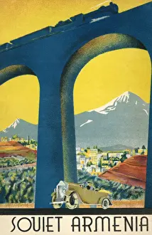 Motorcar Prints: Tourism brochure for Soviet Armenia