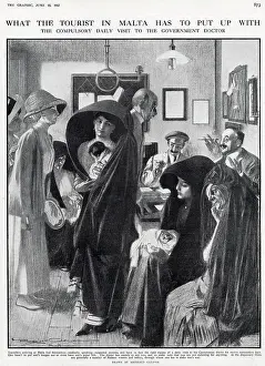 Doctors Prints: What the tourist in Malta has to put up with: the compulsory daily visit to the government doctor