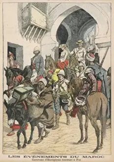 Tourists at Fez