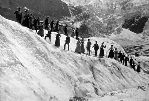 Grindelwald Prints: Tourists on the Ice
