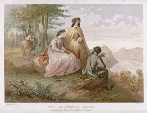 Drachenfels Prints: Tourists / Rhine / Kronheim