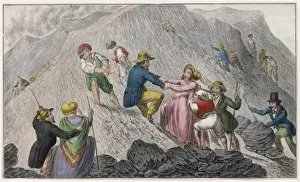 Tourists on Vesuvius - 1