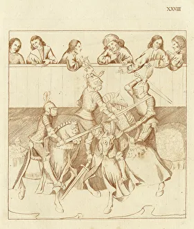 1400s Prints: Tournament scene
