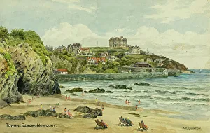 Newquay Prints: Towan Beach, Newquay, Cornwall
