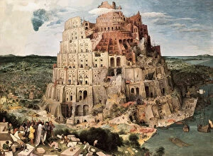 Pieter Collection: Tower Babel 1563 Brueghel Pieter Elder Bruegel