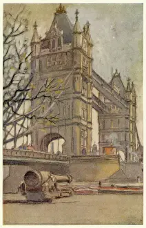 Bridges Prints: Tower Bridge 1926