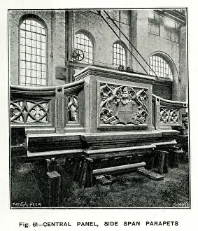Feat Prints: Tower Bridge, central panel, side span parapets