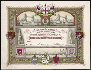 Crests Gallery: Tower Bridge Invitation