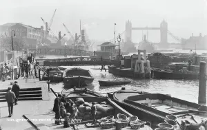 Bustling Prints: The Tower Bridge, London