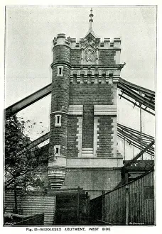 Feat Prints: Tower Bridge, Middlesex Abutment, West Side