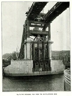 Feat Prints: Tower Bridge, Middlesex Pier from south