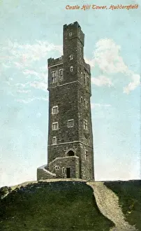 Huddersfield Prints: The Tower, Castle Hill, Yorkshire