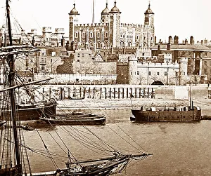 Tower of London and River Thames, Victorian period