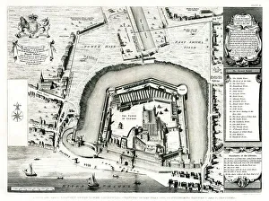 Tower of London and surrounding area 1597