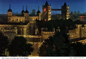 Nagele Prints: The Tower of London and Tower Bridge
