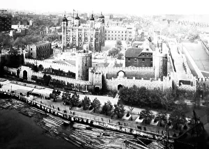 Tower of London from Tower Bridge, London