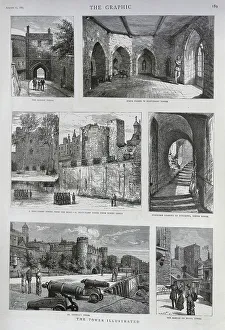 Eleven Prints: The Tower of London, Various Views